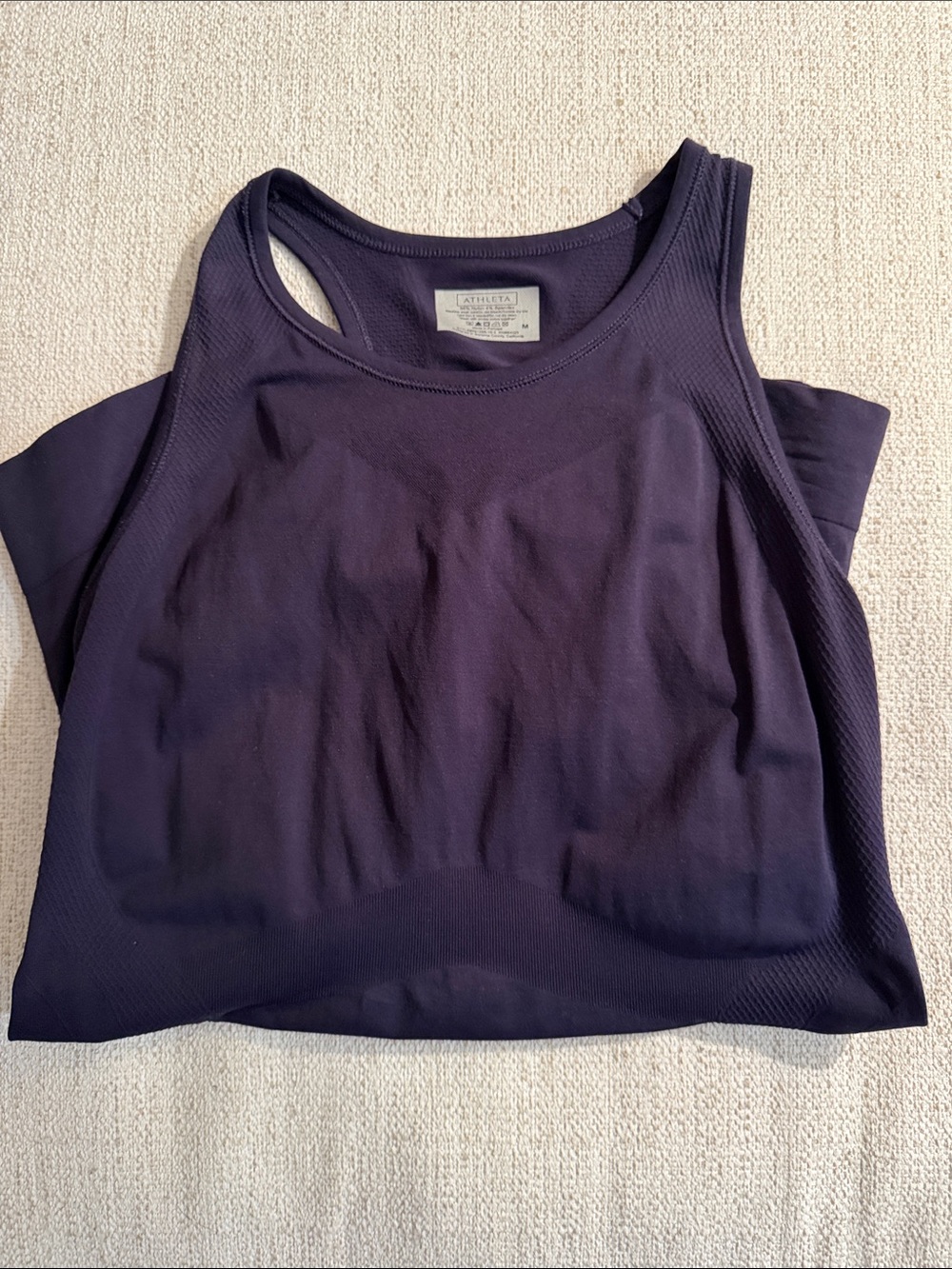 Athleta Dark Navy Racerback Tank Top